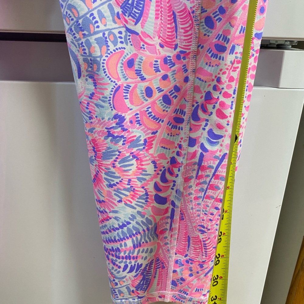 Lilly Pulitzer Pink & Purple Printed Active Leggings - Picture 6 of 10